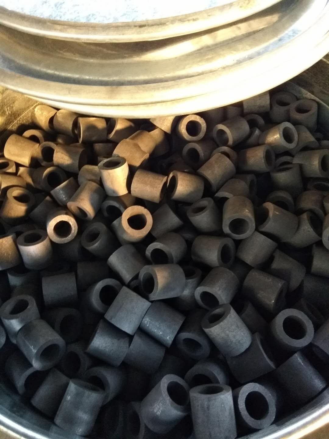 38mm 50mm graphite raschig ring carbon rings for packing tower 